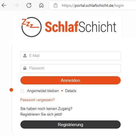 Screenshot Schlafschicht