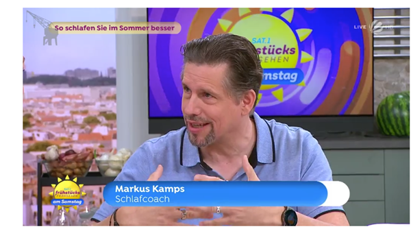 Sommer, Sonne – schlaflose Nächte? Markus Kamps gibt Tipps für erholsamen Schlaf bei Hitze