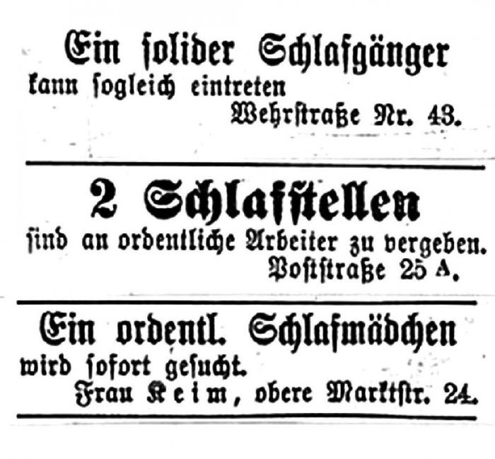 Anzeigen aus dem Göppinger    Wochenblatt von 1889